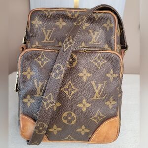 Louis Vuitton Brown Amazon PM Monogram Womens Crossbody Bag